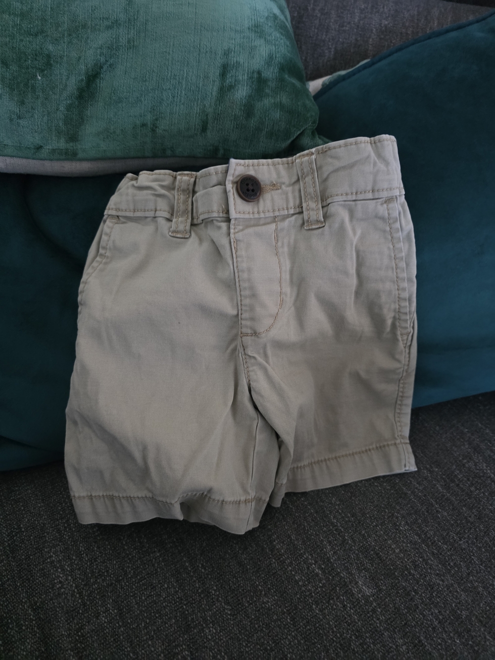 OshKosh B'gosh Tan Khaki Pull-On Shorts